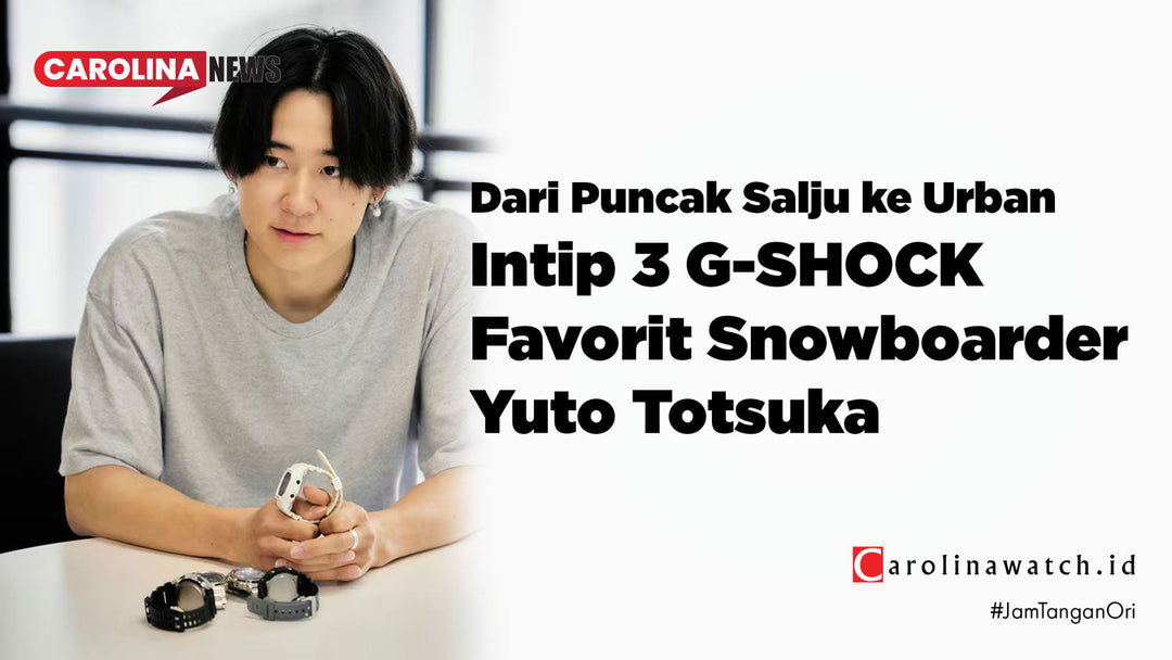 Dari Puncak Salju ke Gaya Urban: Intip 3 G-SHOCK Favorit Snowboarder Yuto Totsuka