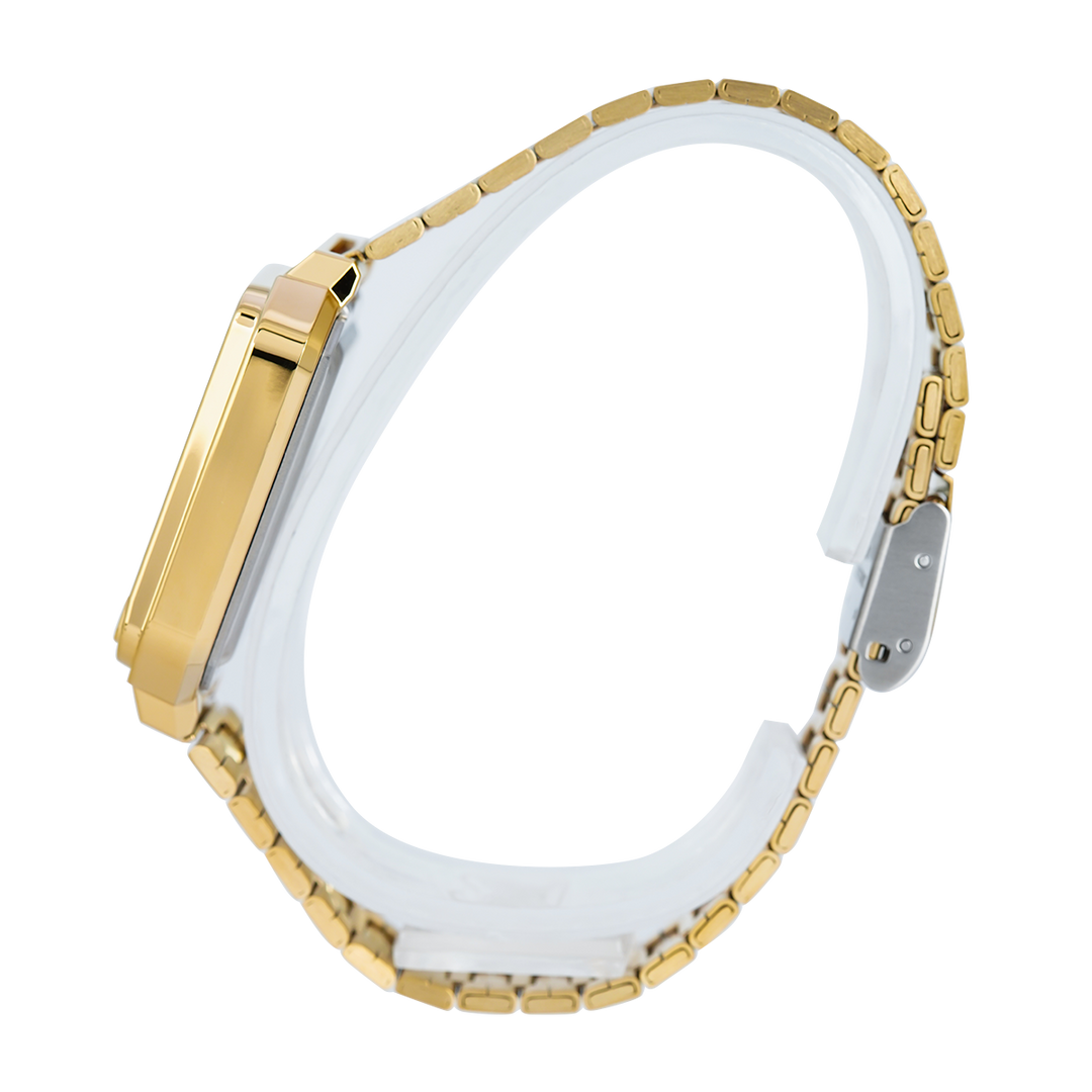 Jam Tangan Casio General A120WEG-9A Unisex Digital Dial Gold Stainless Steel Band