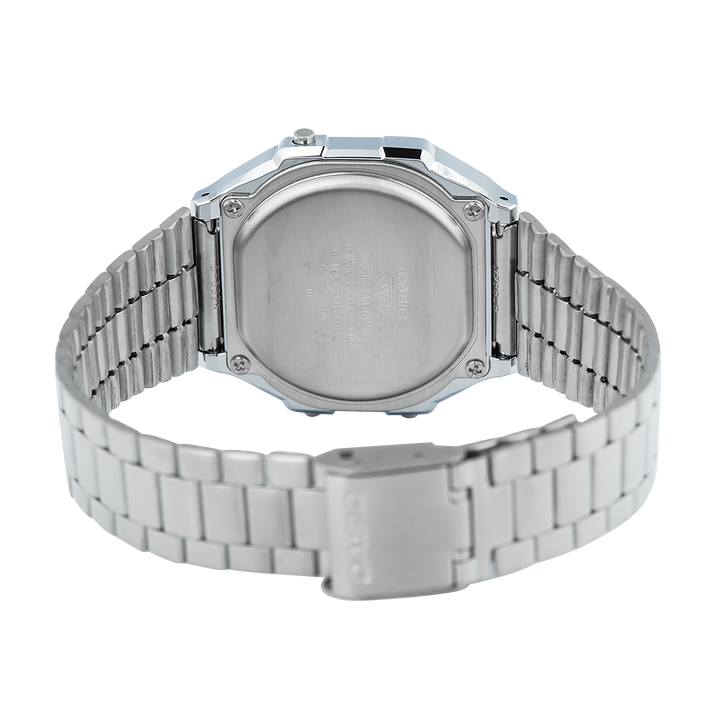 Jam Tangan Casio Vintage A168WEHA-9A Unisex Digital Dial Stainless Steel Band