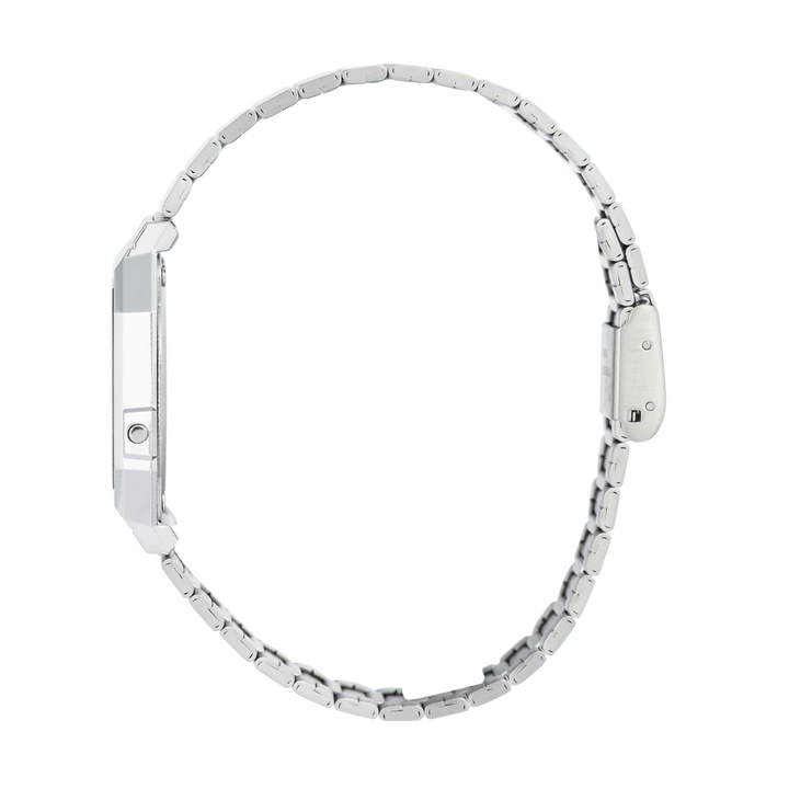 Jam Tangan Casio General A700WEV-7A Unisex Digital Dial Stainless Steel Band