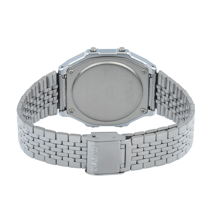 Jam Tangan Casio Vintage Casio Vintage ABL-100WE-1B Unisex Smartphone Link Digital Dial Stainless Steel Band