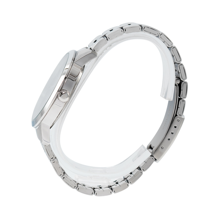 Jam Tangan Alexandre Christie Primo Steel AC 1007 MDBSSBA Men Black Dial Stainless Steel Strap