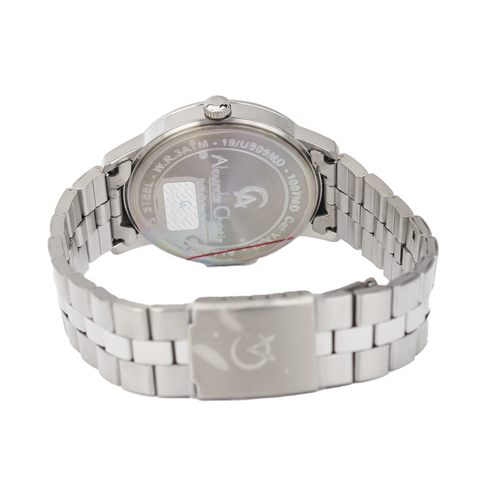 Jam Tangan Alexandre Christie Primo Steel AC 1007 MDBSSSL Men Silver Dial Stainless Steel Strap