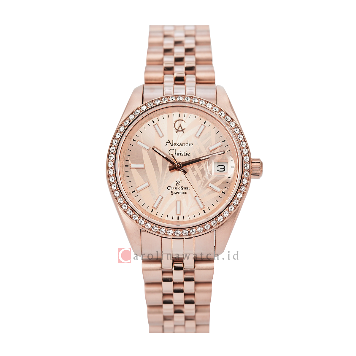 Alexandre christie classic steel rose online gold