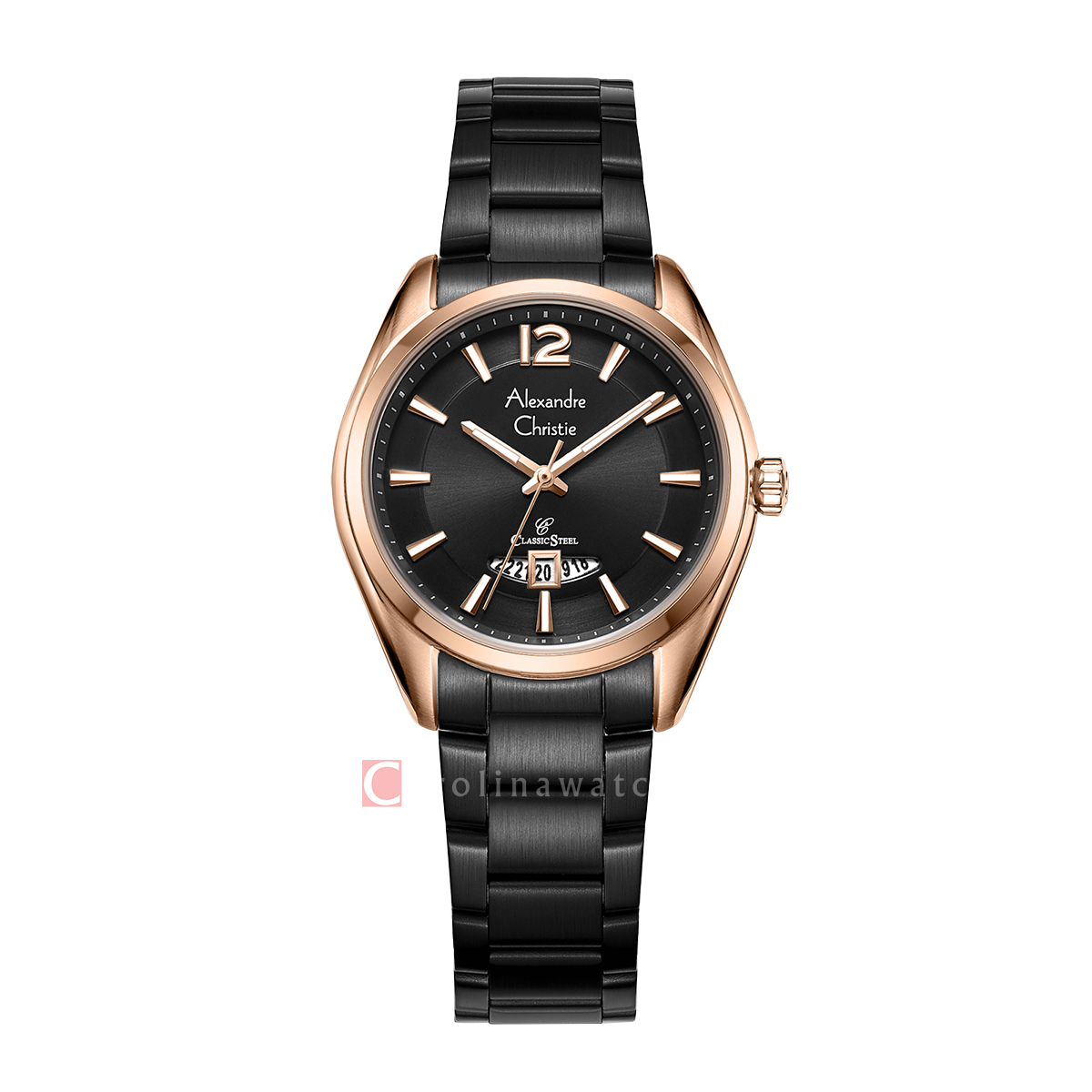 Jam Tangan Alexandre Christie Classic Steel AC 8679 LDBBRBA Women
