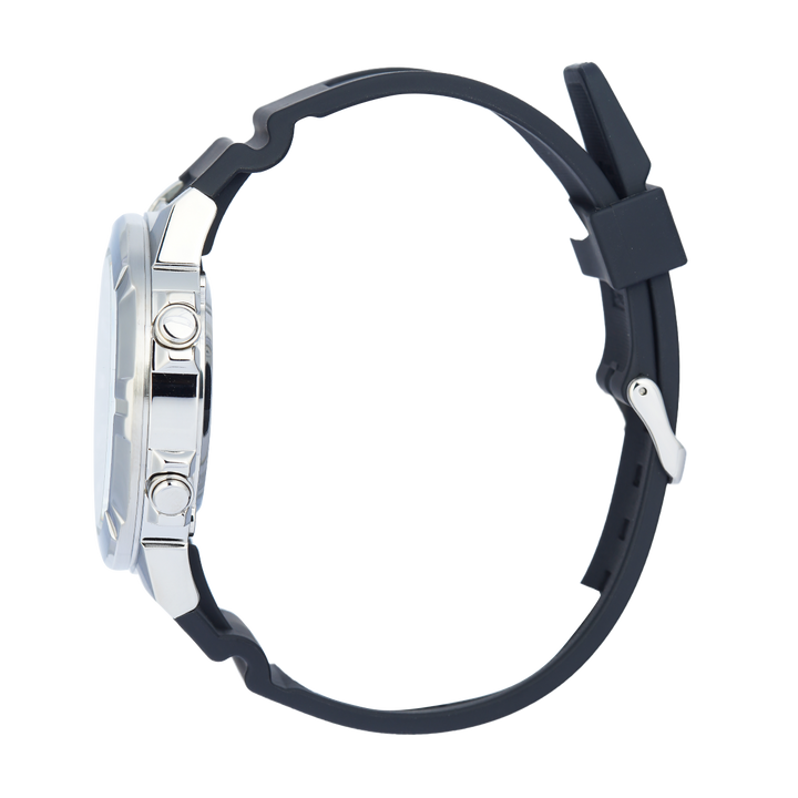 Jam Tangan Casio General AMW-870-1A Men Black Dial Black Resin Strap