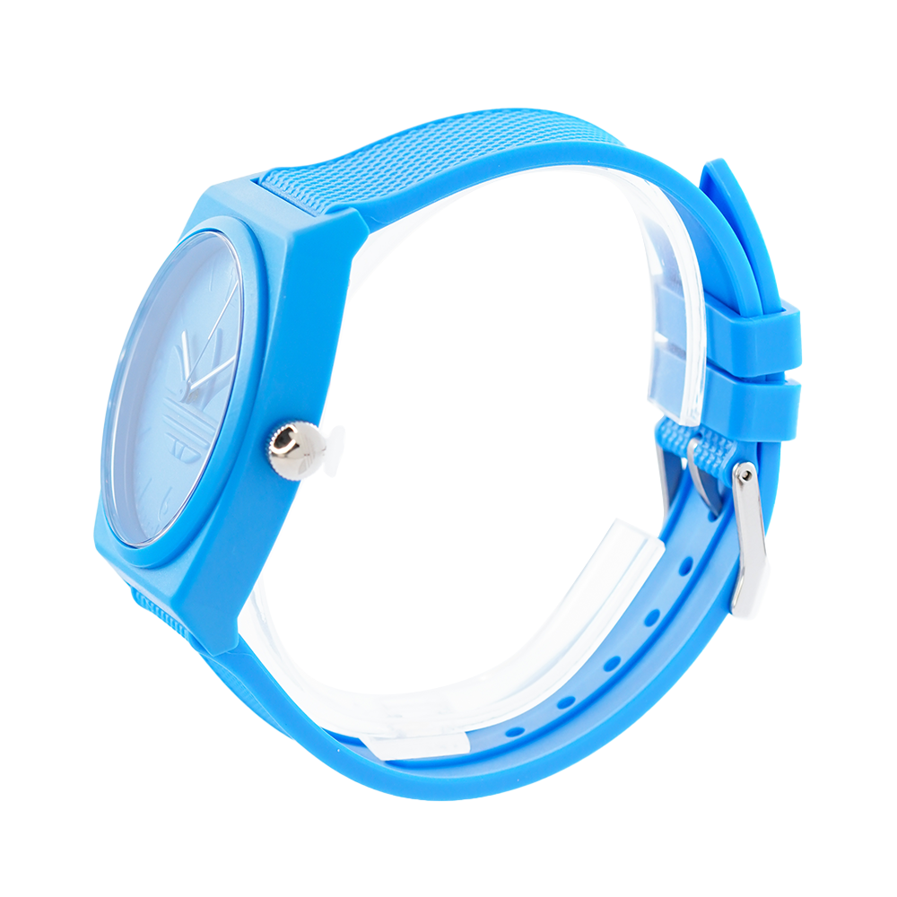 Jam Tangan ADIDAS Street AOST22033 Unisex Blue Dial Blue Rubber Strap