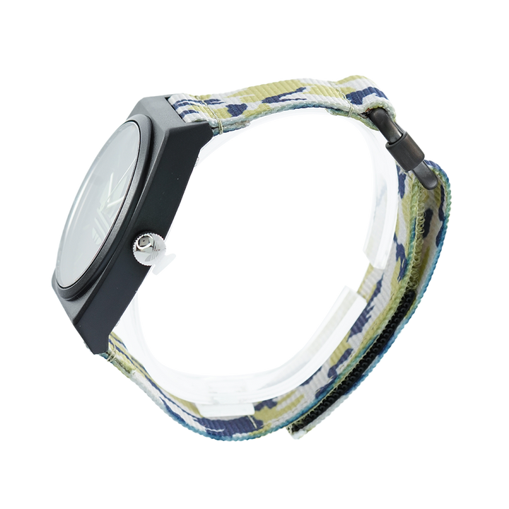 Jam Tangan ADIDAS AOST22040 Unisex Black Dial Multi Color Nylon Strap