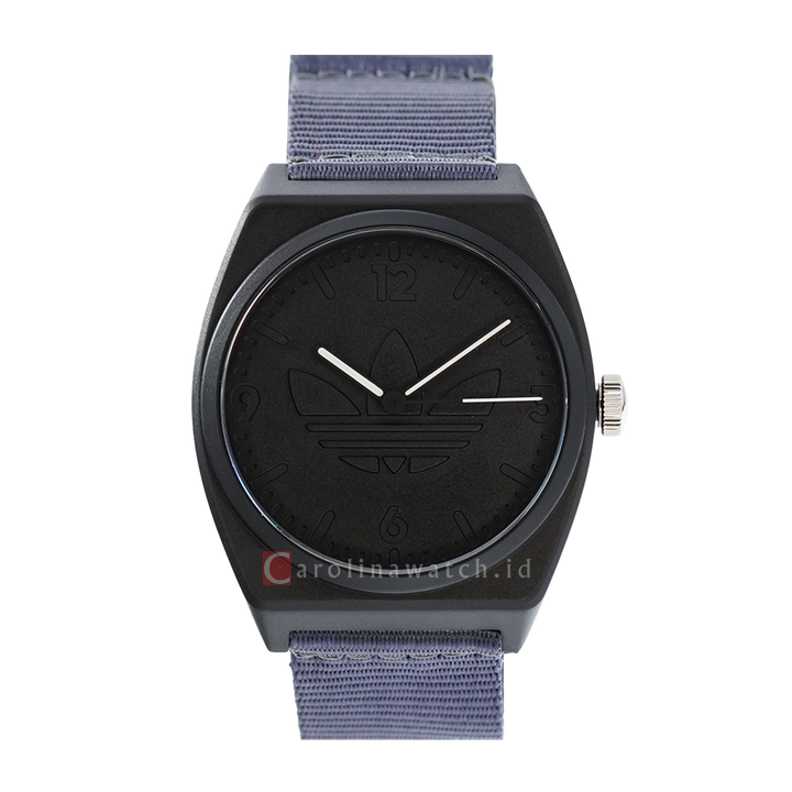Jam Tangan ADIDAS AOST22041 Unisex Black Dial Nylon Strap