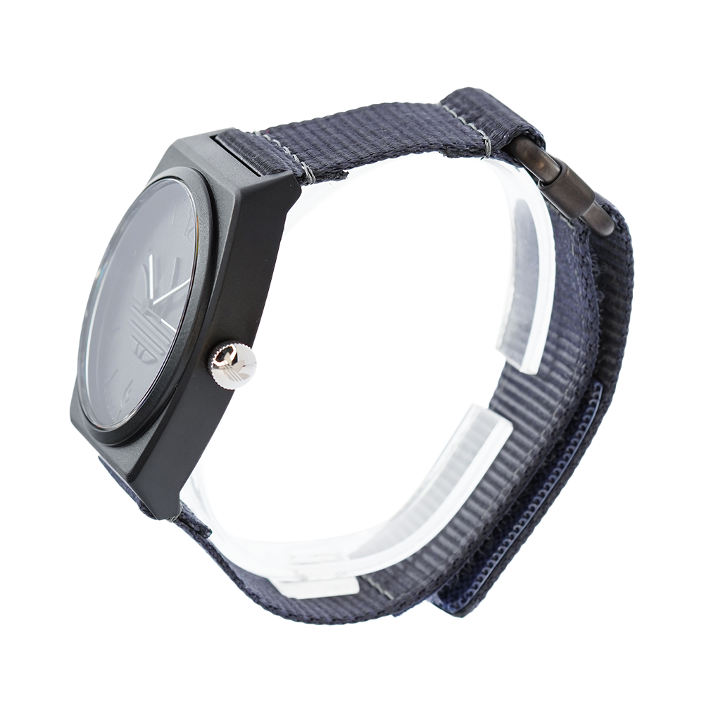 Jam Tangan ADIDAS AOST22041 Unisex Black Dial Nylon Strap