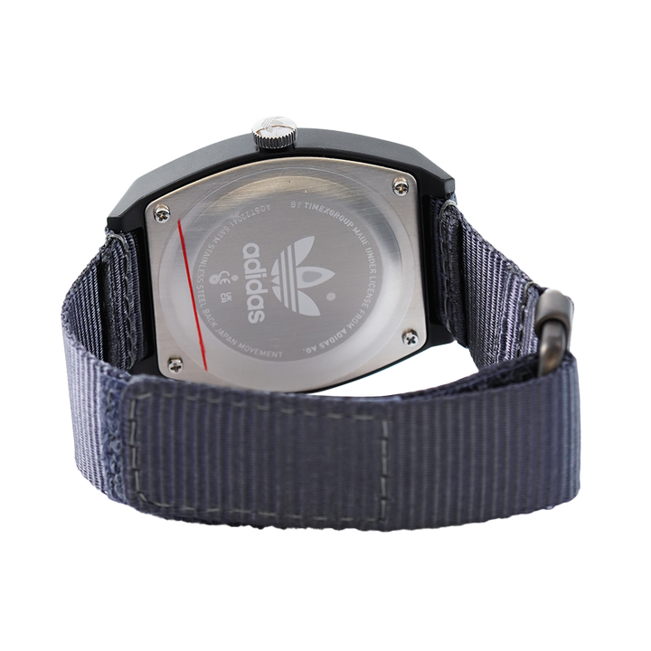 Jam Tangan ADIDAS AOST22041 Unisex Black Dial Nylon Strap