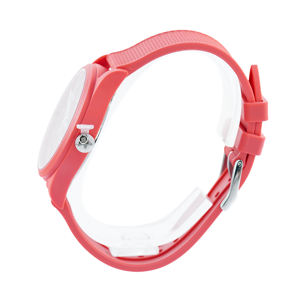 Jam Tangan ADIDAS AOST22046 Unisex Red Dial Pink Rubber Strap