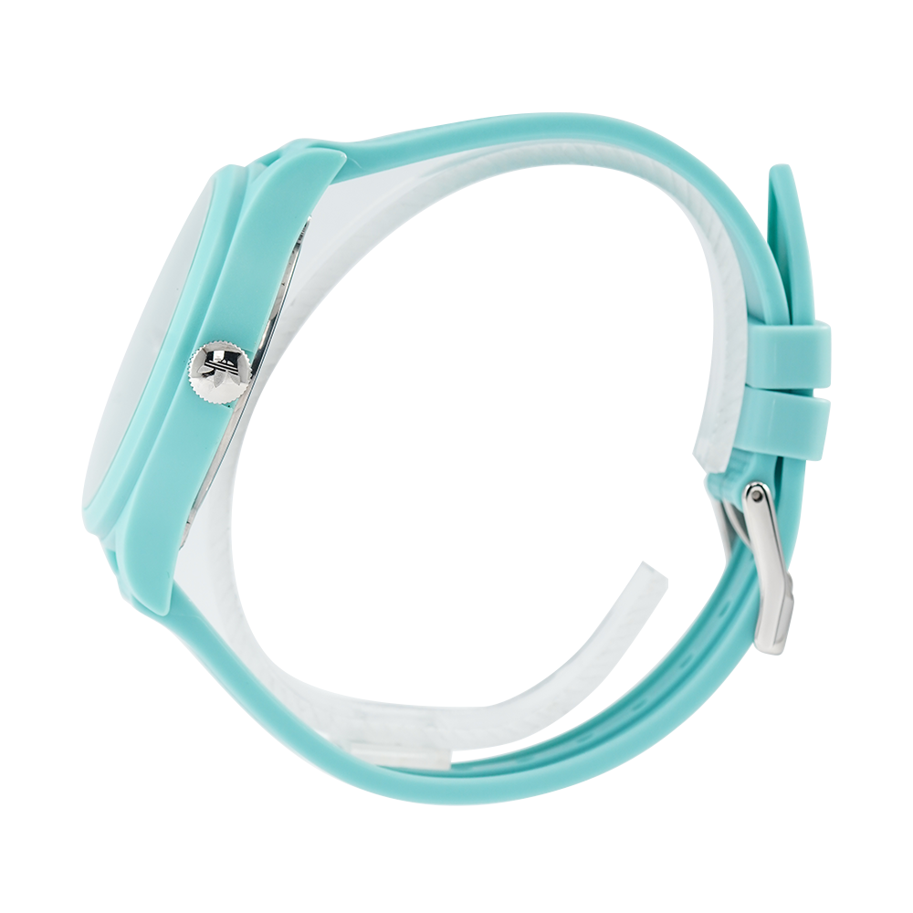 Jam Tangan Adidas Project One AOST22561 Unisex Black Dial Blue Rubber Strap