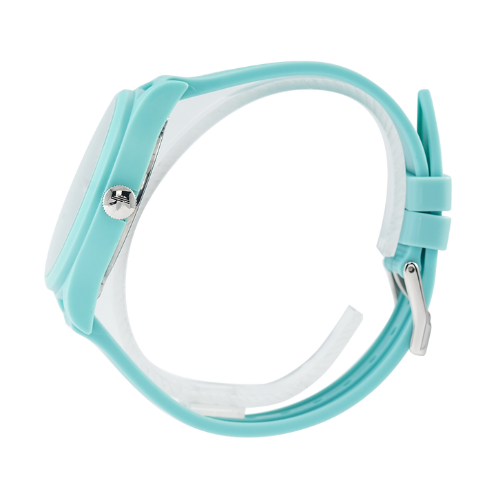 Jam Tangan Adidas Project One AOST22561 Unisex Black Dial Blue Rubber Strap