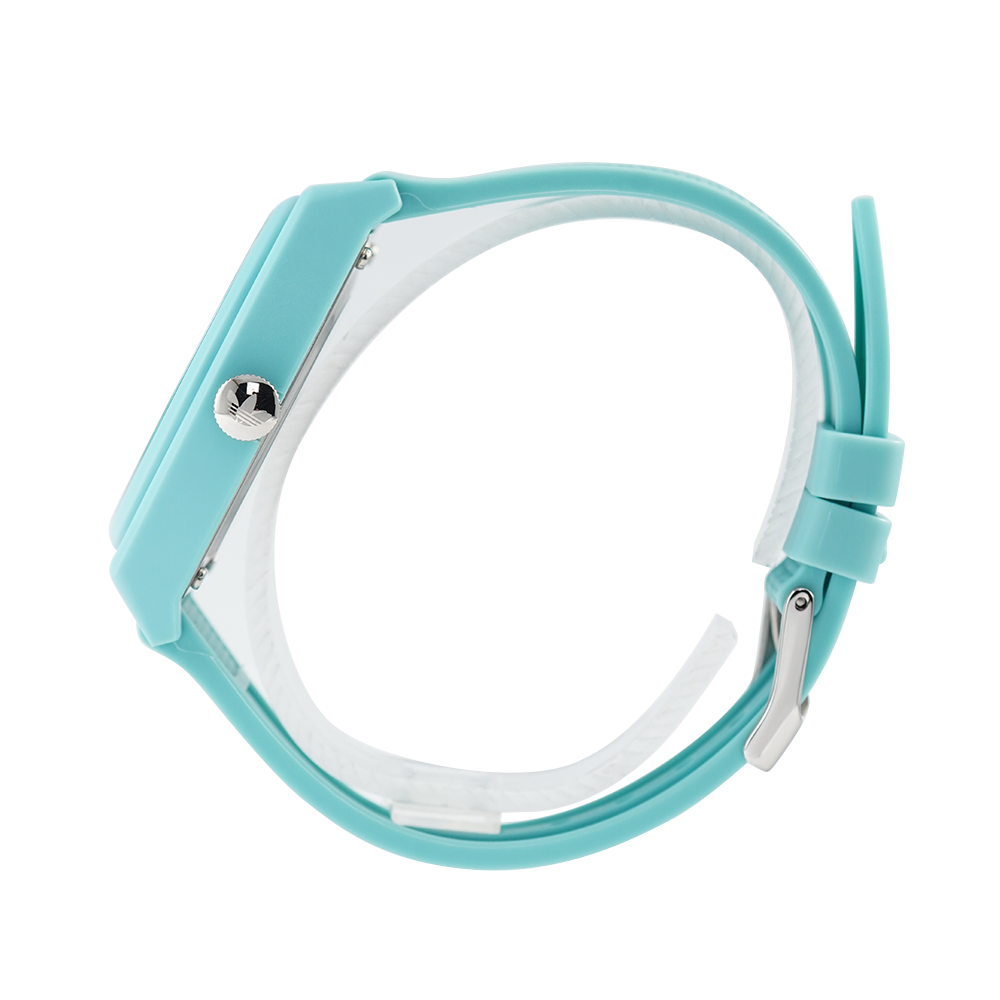 Jam Tangan Adidas Project Two AOST22563 Unisex Black Dial Blue Rubber Strap