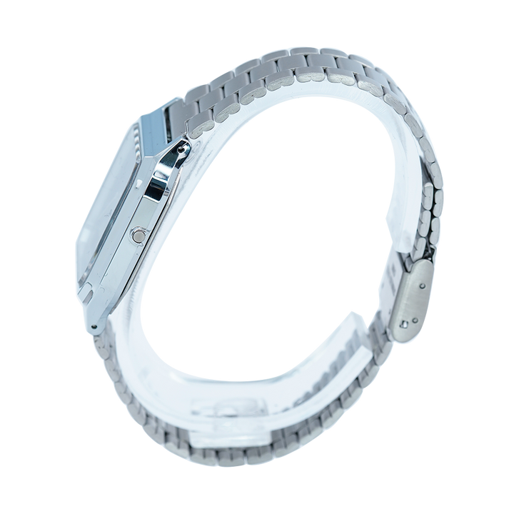 Jam Tangan CASIO General AQ-230A-1D Men Digital Analog Dial Stainless Steel Strap