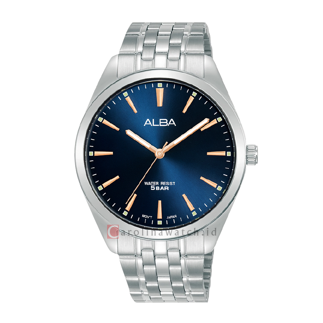 Jam Tangan ALBA Prestige ARX111X1 Men Blue Dial Stainless Steel Strap