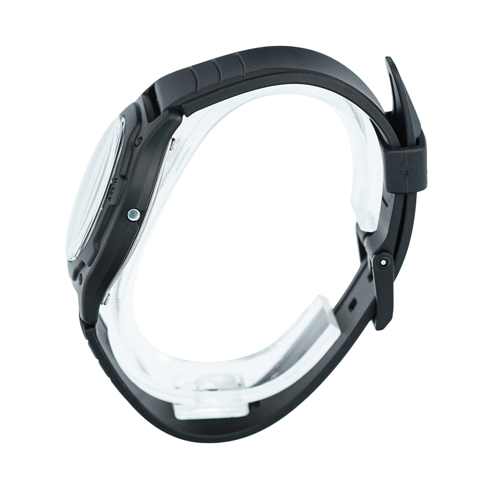 Jam Tangan Casio General AW-49HE-7A Unisex Digital Analog Dial Black Resin Band