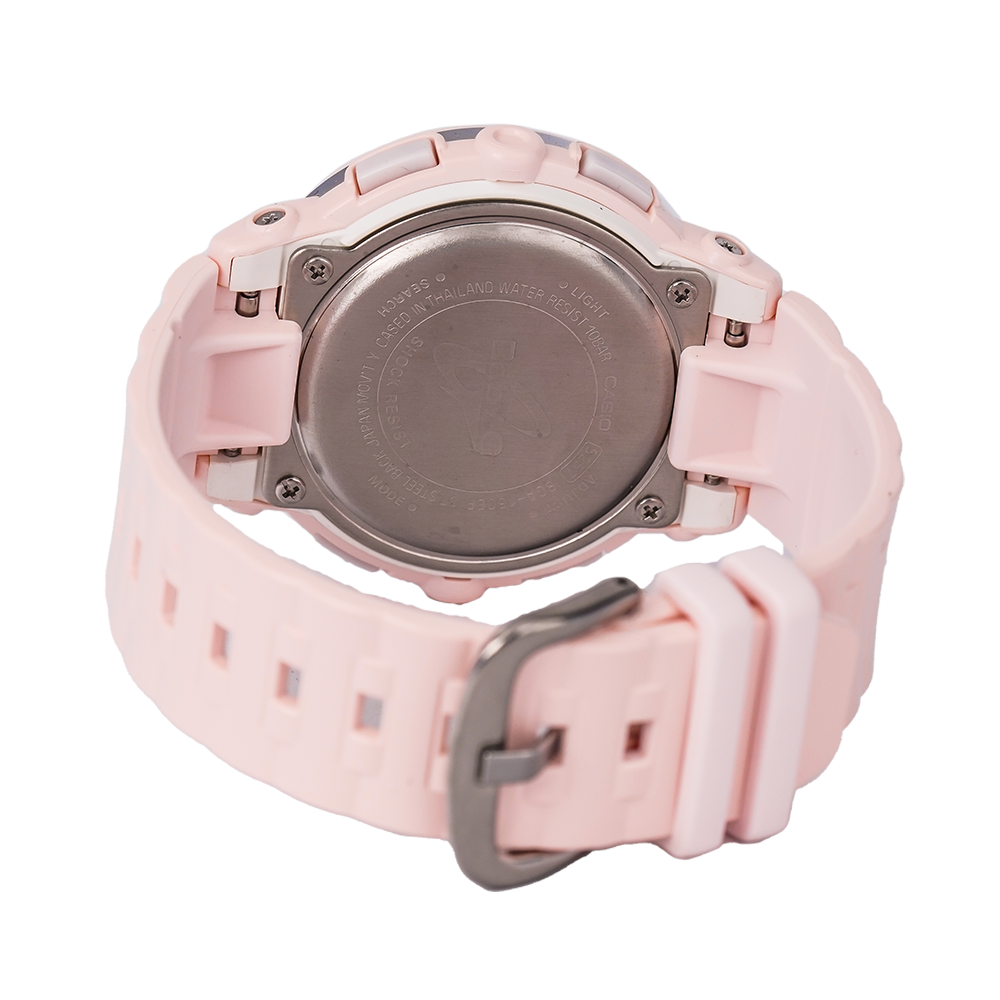 Jam Tangan Casio Baby-G BGA-150EF-4B Women Pink Digital Analog Dial Pink Resin Band