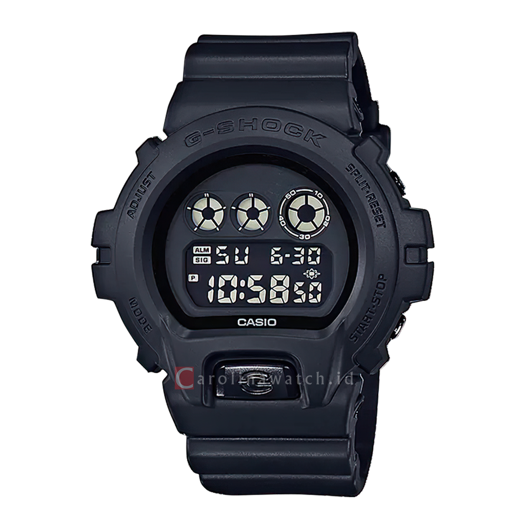 Jam Tangan CASIO G SHOCK DW-6900BB-1D Men Digital Dial Black Resin Band