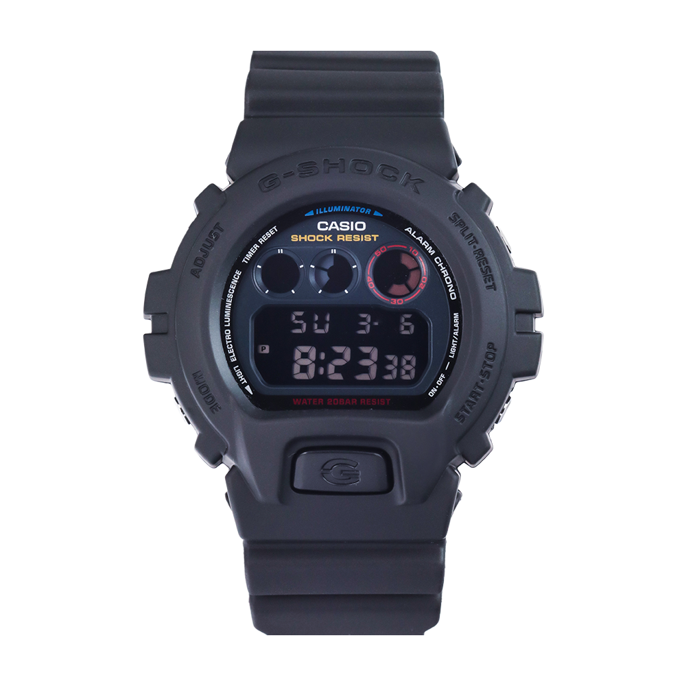 Jam Tangan CASIO G Shock DW-6900BMC-1D Men Digital Dial Black Resin Band