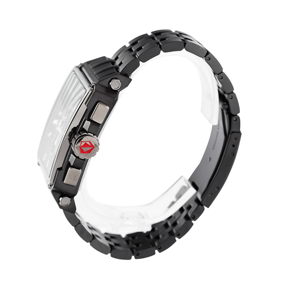 Jam Tangan EXPEDITION E 6618 MCBEPBA Men Black Dial Stainless Steel Strap