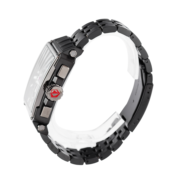 Jam Tangan EXPEDITION E 6618 MCBEPBA Men Black Dial Stainless Steel Strap
