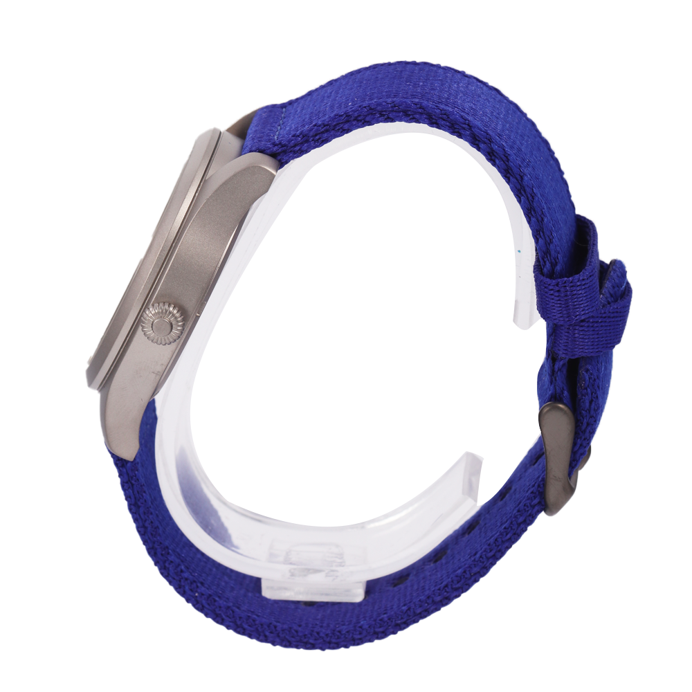 Jam Tangan Expedition Sport E 6794 MENSSBU Men Nanoceram Blue Dial Blue Nylon Strap