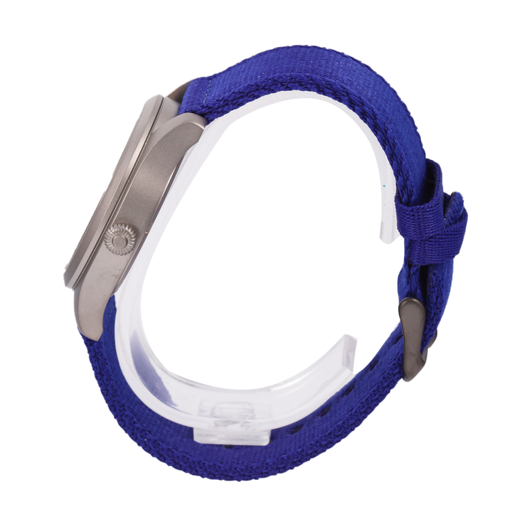 Jam Tangan Expedition Sport E 6794 MENSSBU Men Nanoceram Blue Dial Blue Nylon Strap