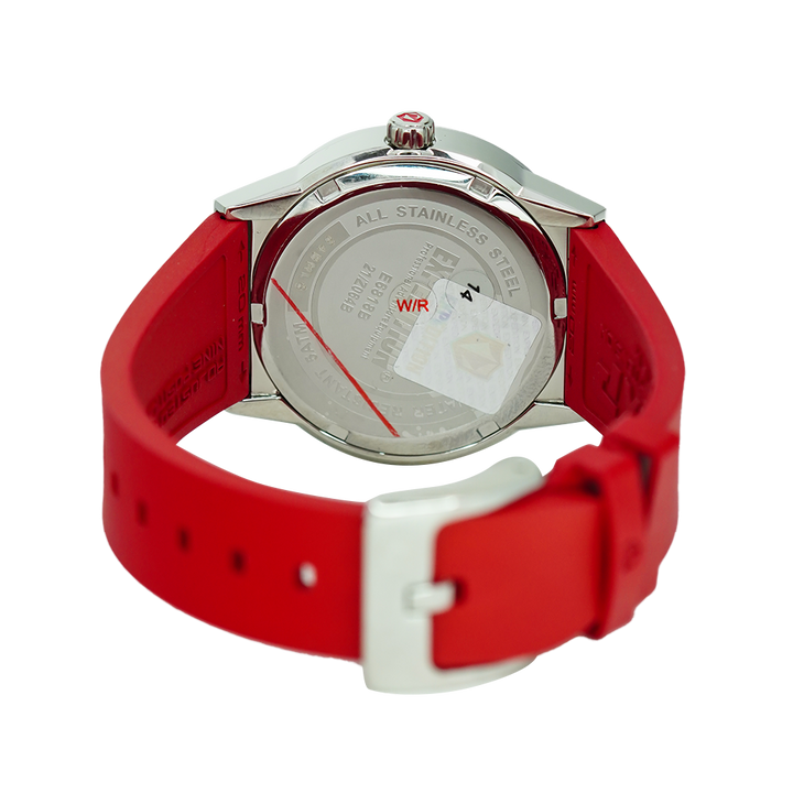 Jam Tangan Expedition E 6818 BFRSSRE Women Red Dial Red Rubber Strap