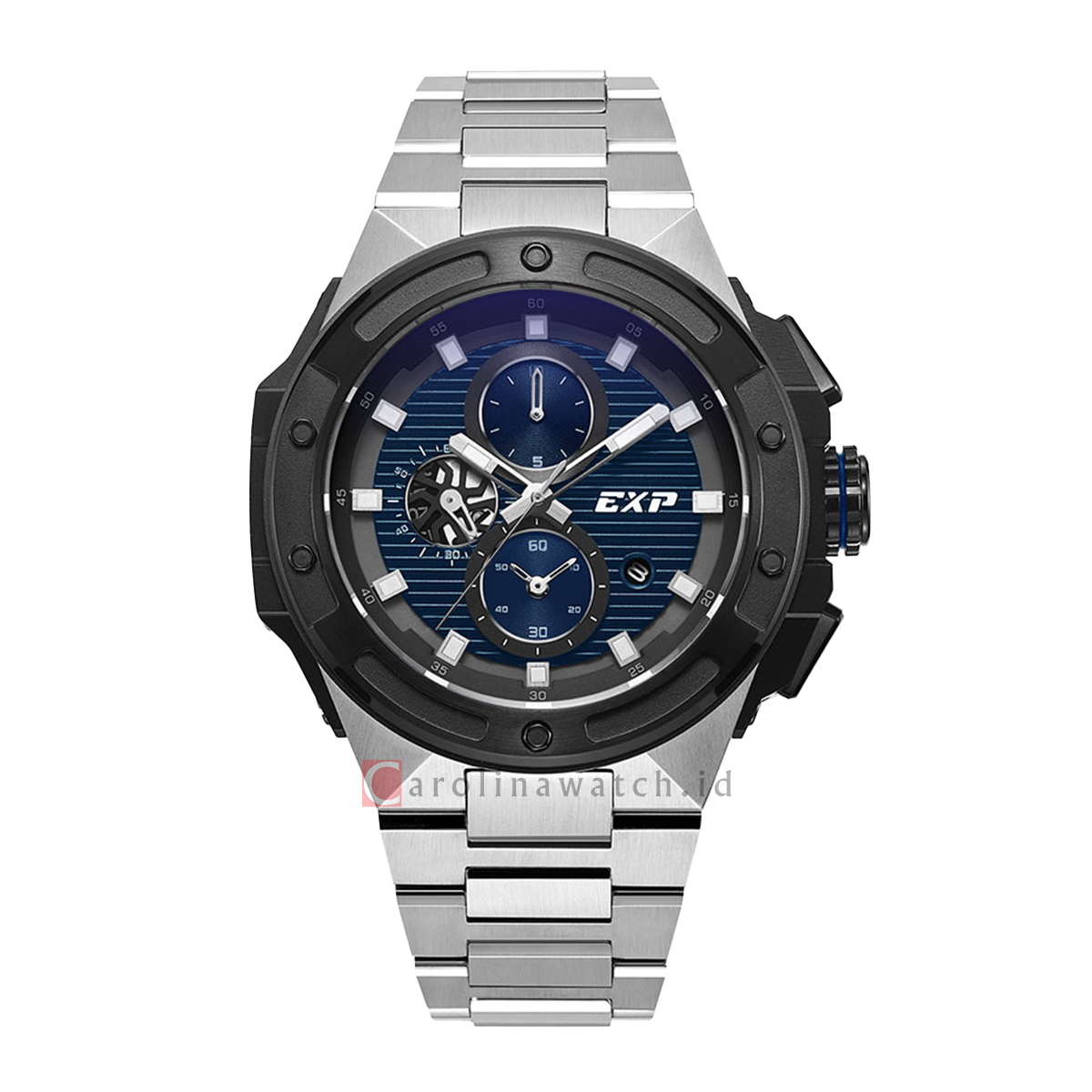 Jam Tangan Expedition EXP EX 6818 MCBTBBU Men Blue Dial Stainless Stee jam-tangan-expedition-exp-ex-6818-mcbtbbu-men-blue-dial-stainless-stee