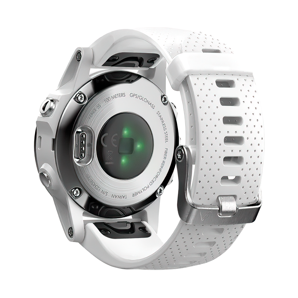 Jam Tangan Garmin FENIX 5S ROSEGOLD TONE SAPPHIRE WITH WHITE BAND Unisex White with Carrara White Band
