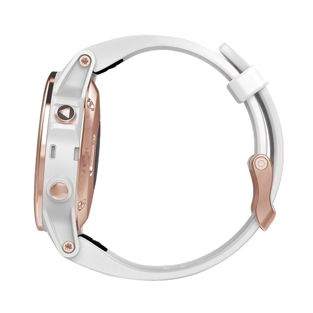 Jam Tangan Garmin FENIX 5S ROSEGOLD Unisex Rose Gold Tone Shappire on a Carrara Band