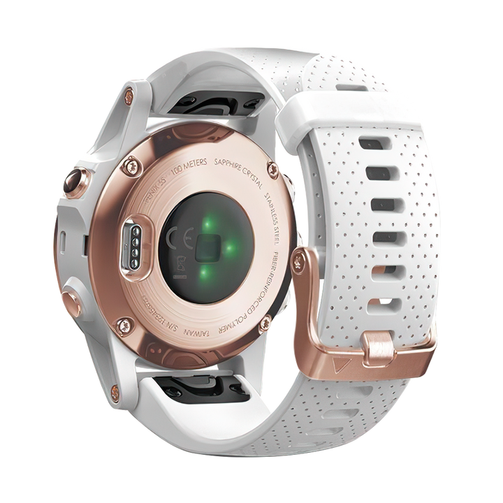 Jam Tangan Garmin FENIX 5S ROSEGOLD Unisex Rose Gold Tone Shappire on a Carrara Band