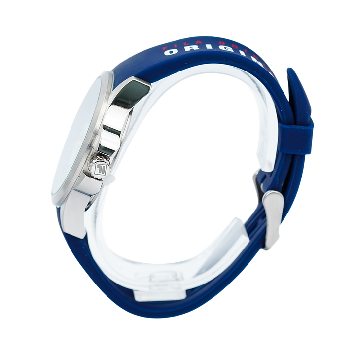 Jam Tangan FILA FL38181-002 Unisex Blue Dial Blue Rubber Strap