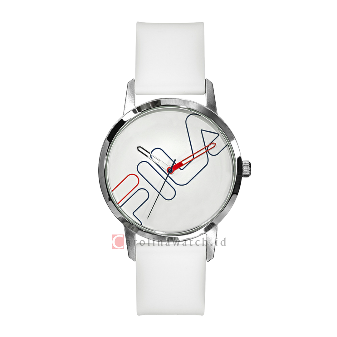 Jam Tangan FILA FL38313-003 Women White Dial White Rubber Strap