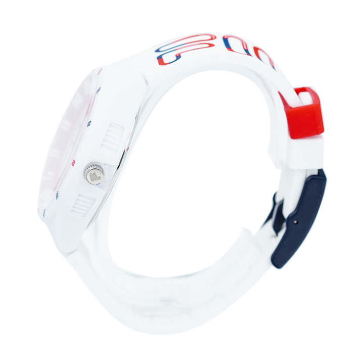 Jam Tangan FILA FL38324-001 White Dial White Rubber Strap