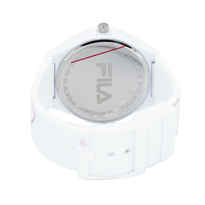Jam Tangan FILA FL38324-003 White Dial White Rubber Strap