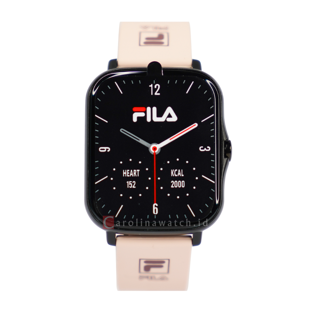 Jam Tangan FILA Smart Watch FL38SW24BPINK Unisex Full Screen Touch Display Pink Silicone Strap