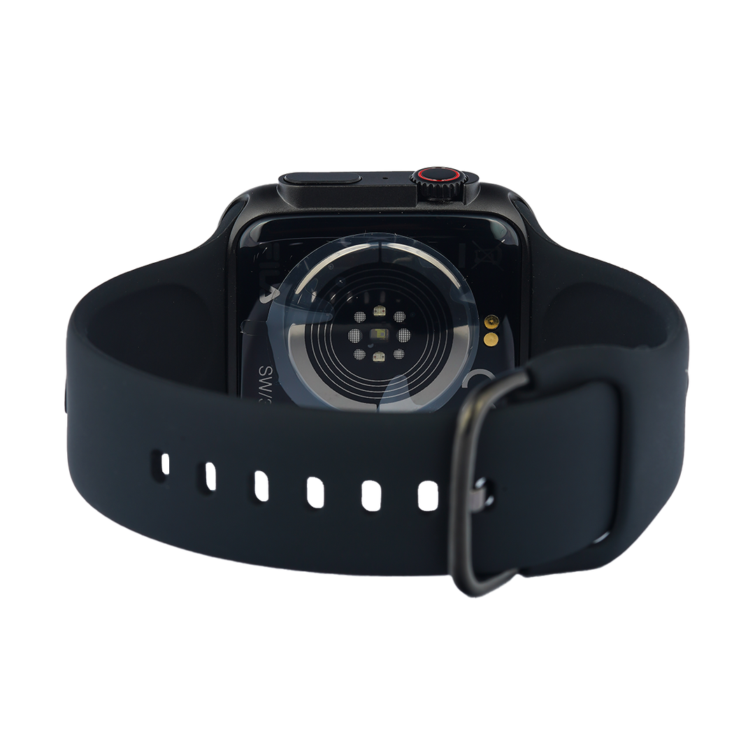 Jam Tangan FILA Smartwatch FL38SW37 Unisex Full Screen Touch Display Black Silicone Strap