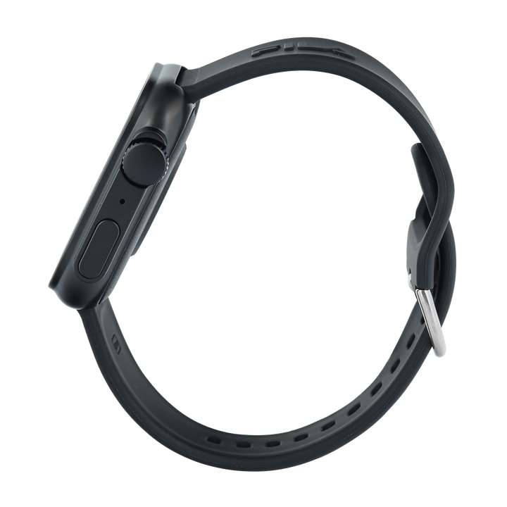 Jam Tangan FILA Smartwatch FL38SW70B Unisex Full Screen Touch Display Black Silicone Strap