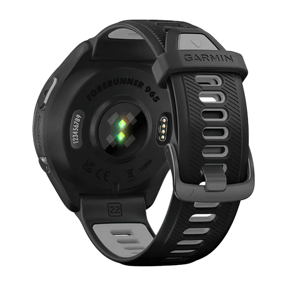 Jam Tangan Garmin Forerunner 965 FORERUNNER965BLACK Unisex Triathlon Sports GPS Watch