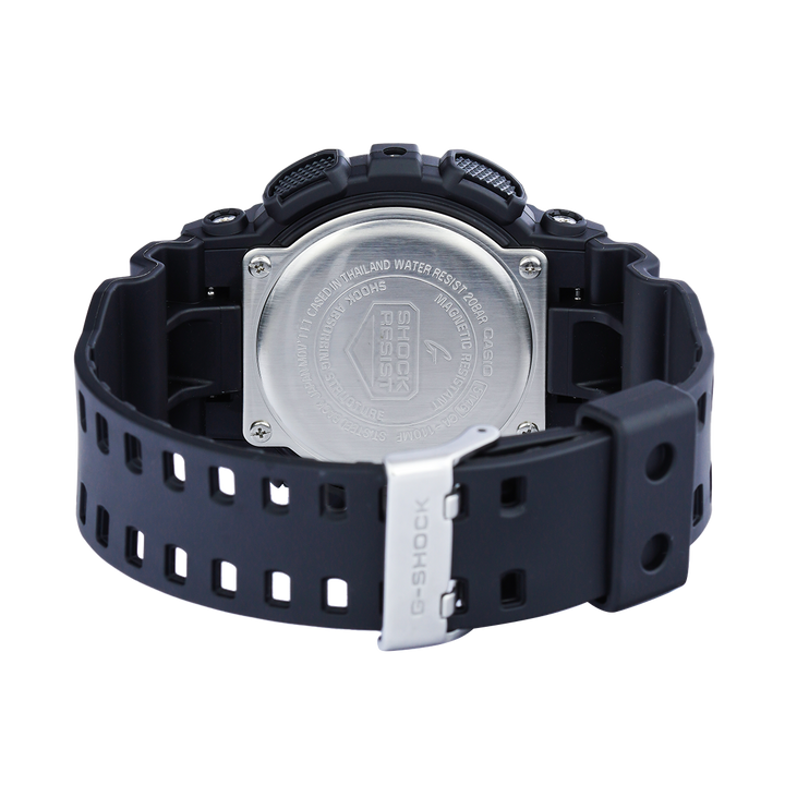 Jam Tangan Casio G-Shock GA-110MF-1A Men Black Digital Analog Dial Black Resin Band
