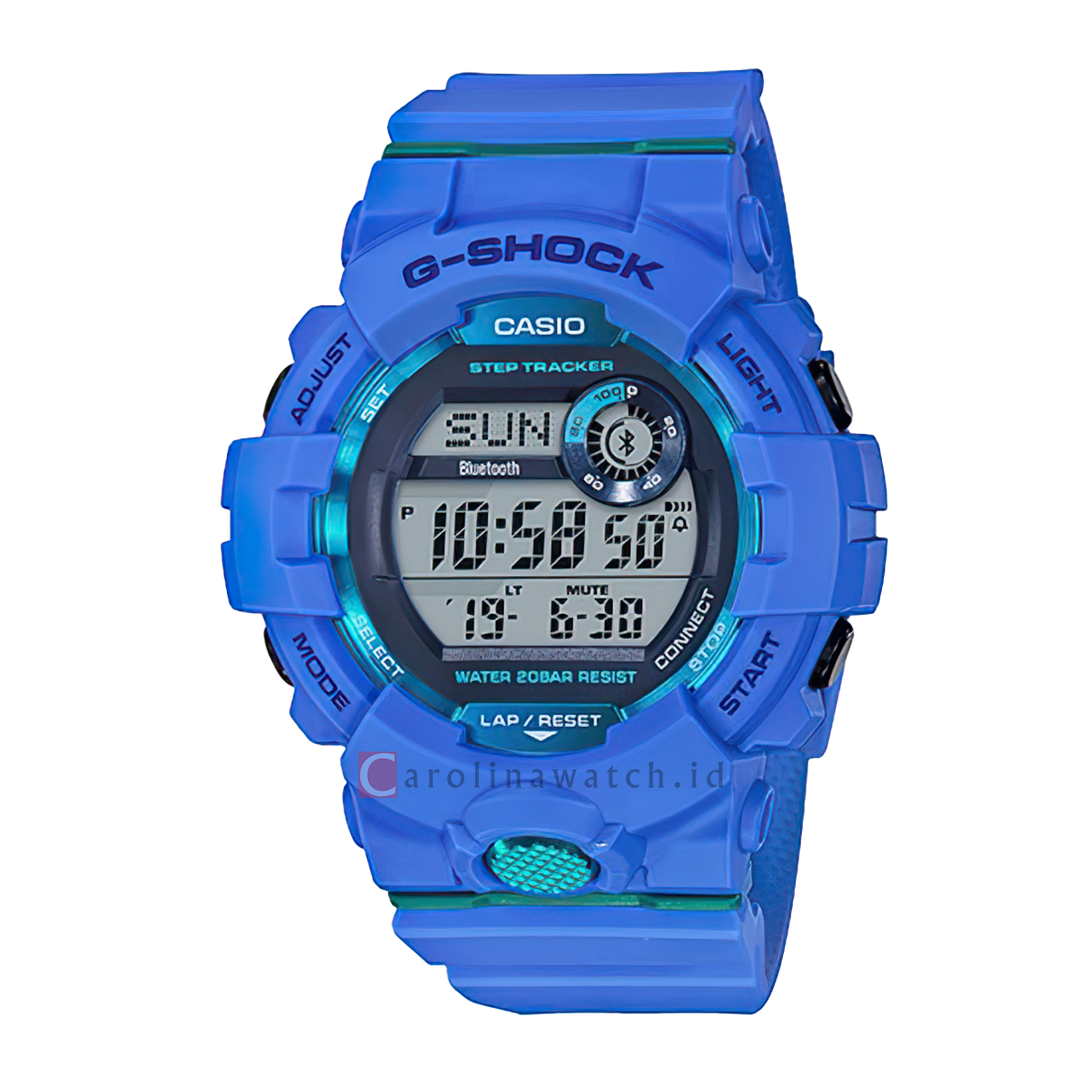 Jam Tangan Casio G-Shock GBD-800-2D Men Digital Dial Blue Resin Band