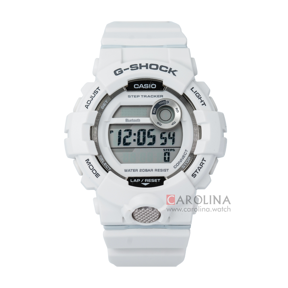 Jam Tangan Casio G Shock GBD 800 7D Men Digital Dial White Resin Band jam-tangan-casio-g-shock-gbd-800-7d-men-digital-dial-white-resin-band