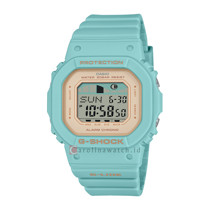 Jam Tangan Casio G-Shock x ITZY G-Lide GLX-S5600-3D Women Turquoise Spring Summer 2023 Collection