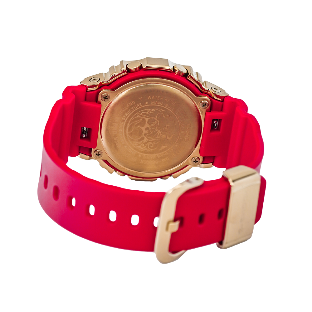 Jam Tangan Casio G-Shock GM-5600CX-4D New Year Of The Ox Zodiac Men Digital Dial Red Resin Band LIMITED EDITION