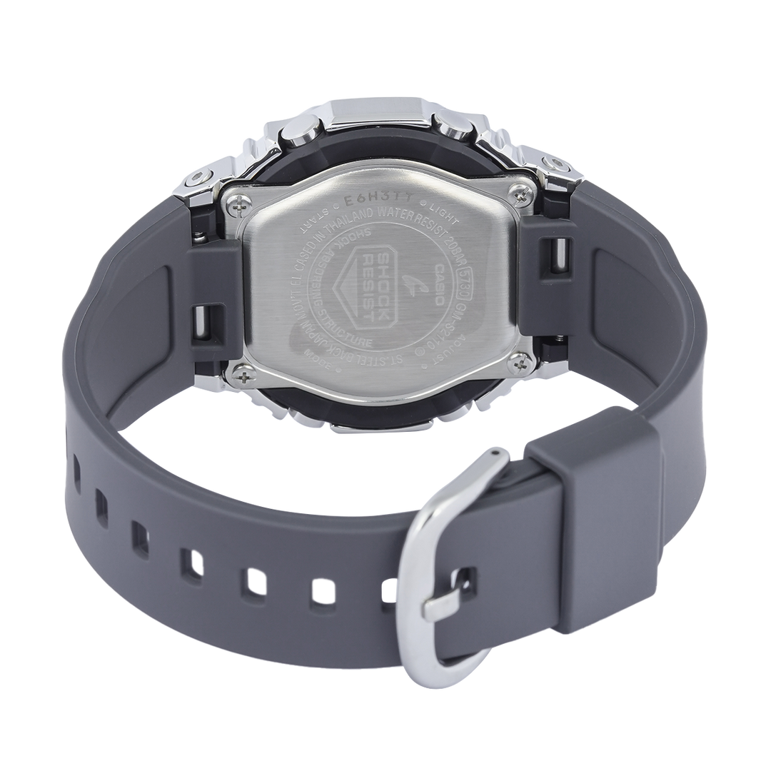 Jam Tangan Casio G-Shock GM-S2110-3A Women Green Digital Analog Dial Grey Resin Band
