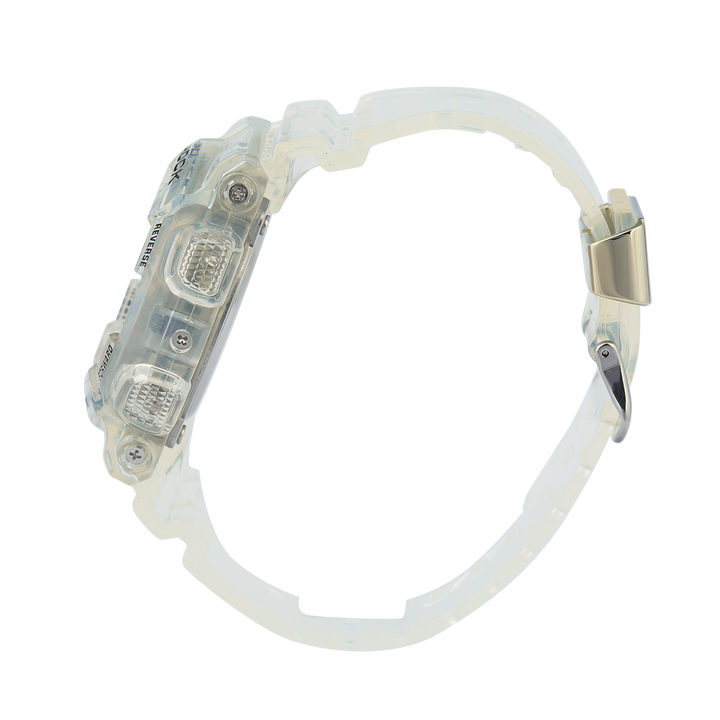 Jam Tangan Casio G-Shock GMA-S114RX-7A Women 40th Anniversary Clear Remix White Transparent Resin Band Limited Edition
