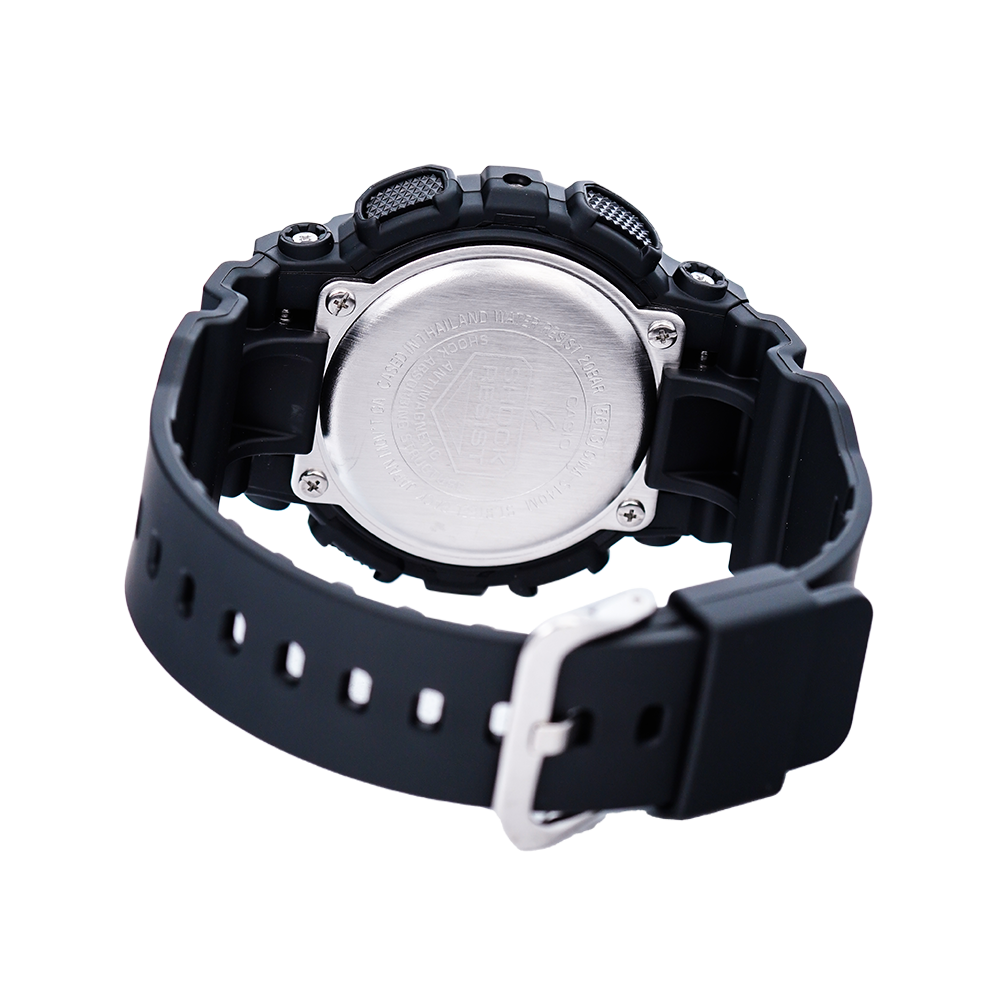 Jam Tangan CASIO G-SHOCK GMA-S140M-1A Unisex Black Digital Analog Black Resin Band